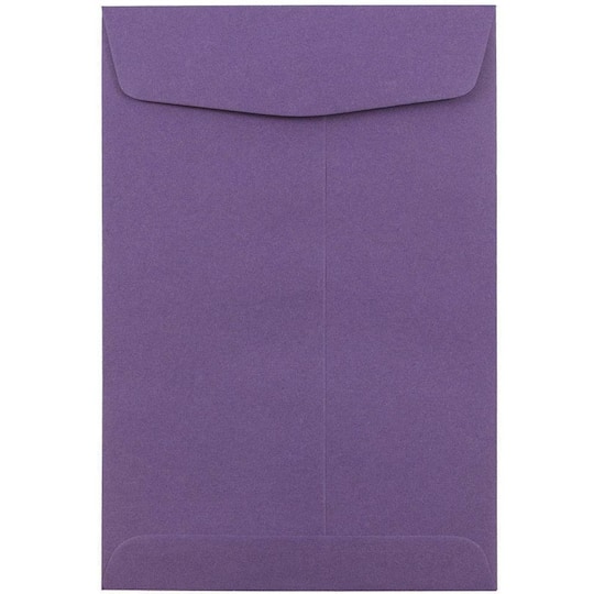 JAM Paper 6" x 9" Dark Purple Open End Catalog Premium Envelopes